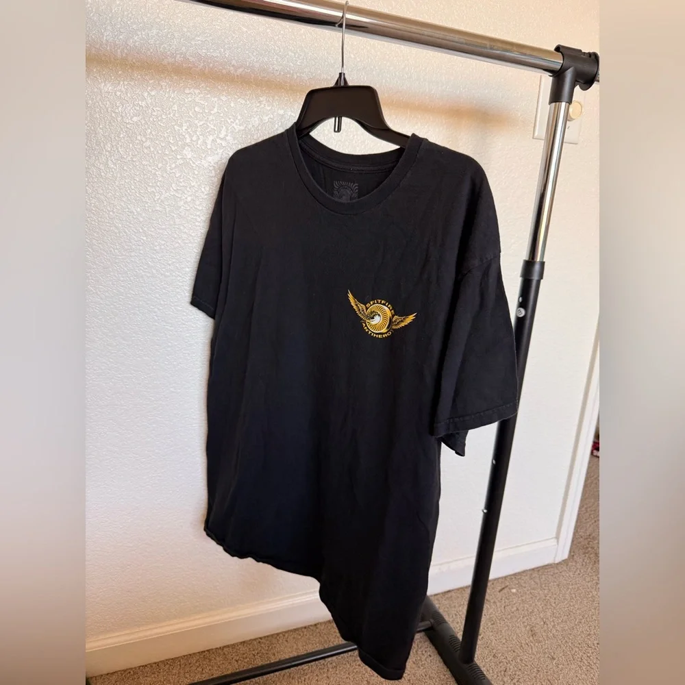 Spitfire Black Tee with Gold Emblem - Picture 1 of 2